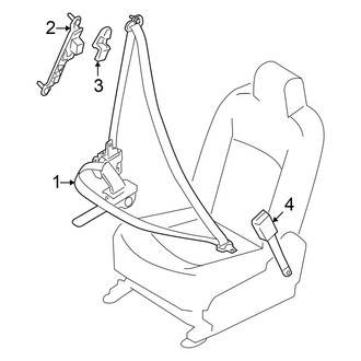 Nissan OE - Restraint Systems - Front Seat Belts