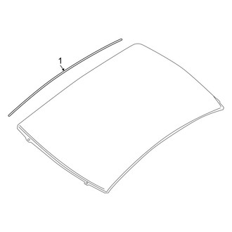 Nissan OE - Roof - Exterior Trim (W/O Sunroof)