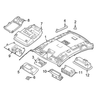 Nissan OE - Roof - Interior Trim (W/O Sunroof)