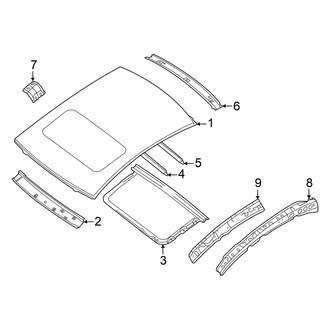 Nissan OE - Roof & Components (With Sunroof)
