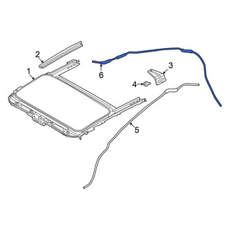 Nissan OE - Left Sunroof Drain Hose