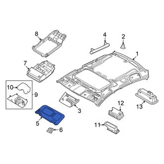 Nissan OE - Left Sun Visor