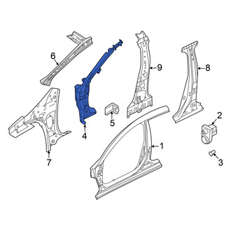 Nissan OE - Left Body A-Pillar Reinforcement