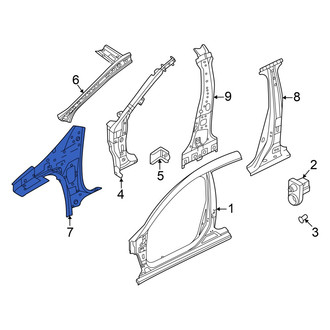 Nissan OE - Left Lower Inner Body A-Pillar