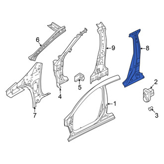 Nissan OE - Left Body B-Pillar Reinforcement