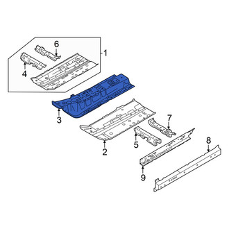 Nissan OE - Front Center Floor Pan