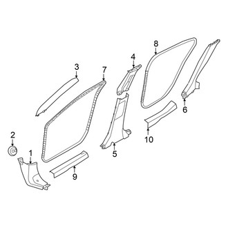 Nissan OE - Pillars, Rocker & Floor - Interior Trim