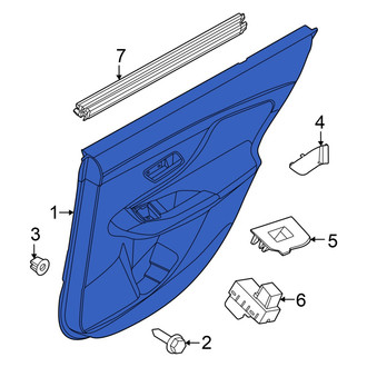 Nissan OE - Rear Right Inner Door Interior Trim Panel