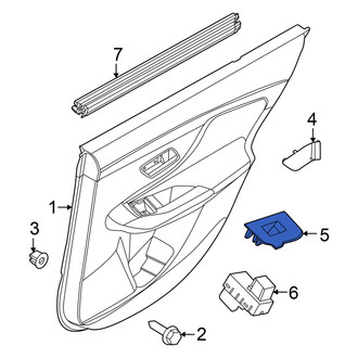 Nissan OE - Front Left Door Switch Trim Panel