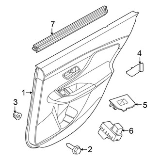 Nissan OE - Rear Door - Interior Trim