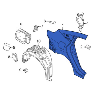 Nissan OE - Rear Right Outer Quarter Panel