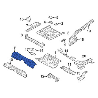 Nissan OE - Rear Floor Pan Crossmember