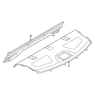 Nissan OE - Rear Body & Floor - Interior Trim (Package Tray)