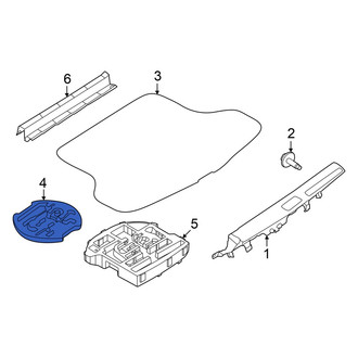 Nissan OE - Rear Trunk Floor Storage Box