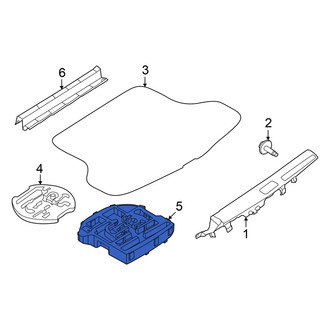 Nissan OE - Rear Trunk Floor Storage Box