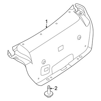 Nissan OE - Trunk Lid - Interior Trim