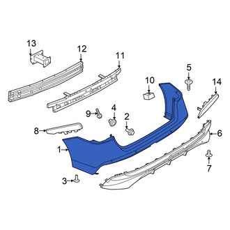 Nissan OE - Front Lower Bumper Cover