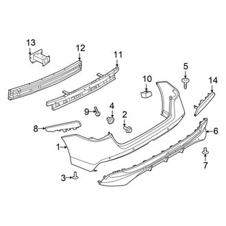 Nissan OE - Rear Bumper - Bumper & Components