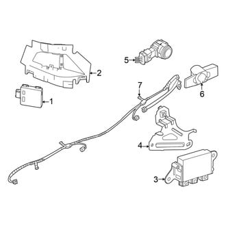 Nissan OE - Rear Bumper - Electrical Components