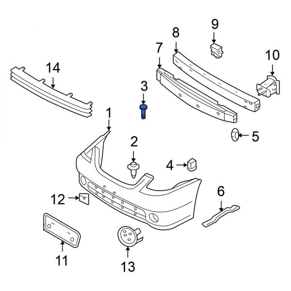 Bumper Cover Retainer