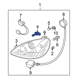 Nissan OE - Front Headlight Bulb