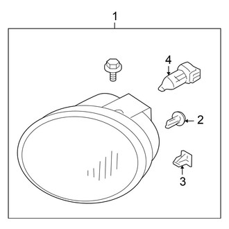 Nissan OE - Front Lamps - Fog Lamps (S / SE / SL)