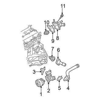 Nissan OE - Cooling - Water Pump (2.5L)