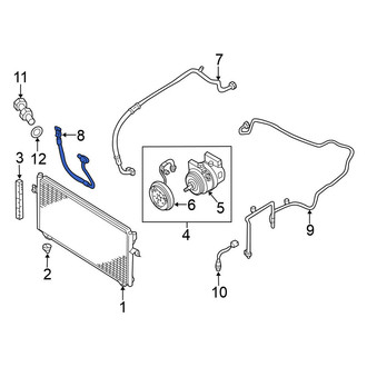 Nissan OE - A/C Hose Assembly