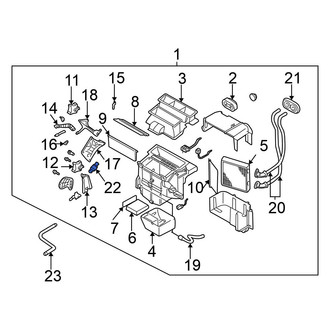 Nissan OE - Cabin Air Temperature Sensor