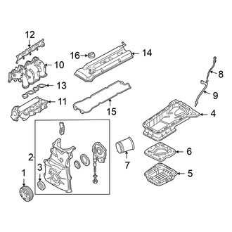 Nissan OE - Engine / Transaxle - Engine Parts (2.5L)
