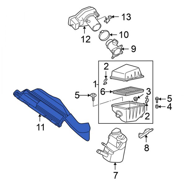 Engine Air Intake Hose