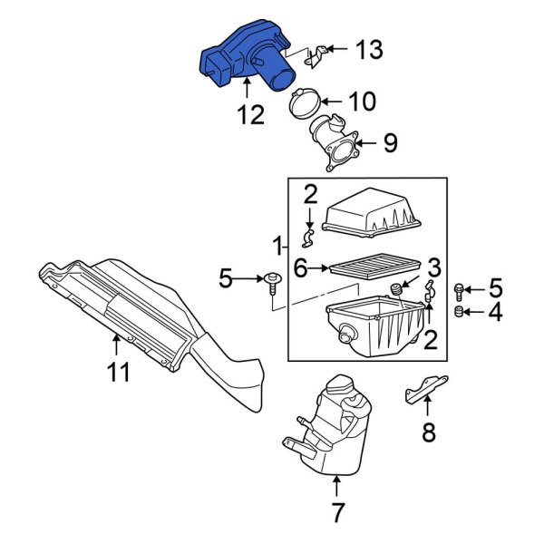 Engine Air Intake Hose