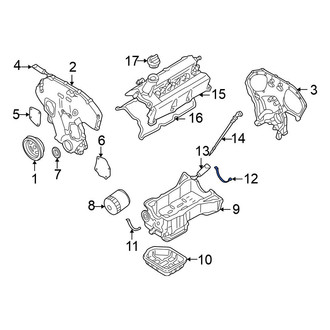 Nissan OE - Rear Engine Oil Pan Gasket