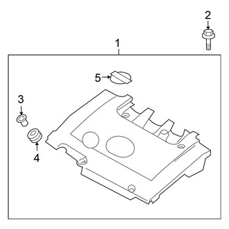 Nissan OE - Engine / Transaxle - Engine Appearance Cover (3.5L)