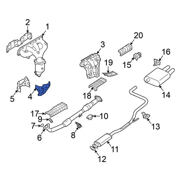 Exhaust Manifold Heat Shield