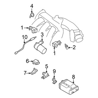 Nissan OE - Emission System - Emission Components