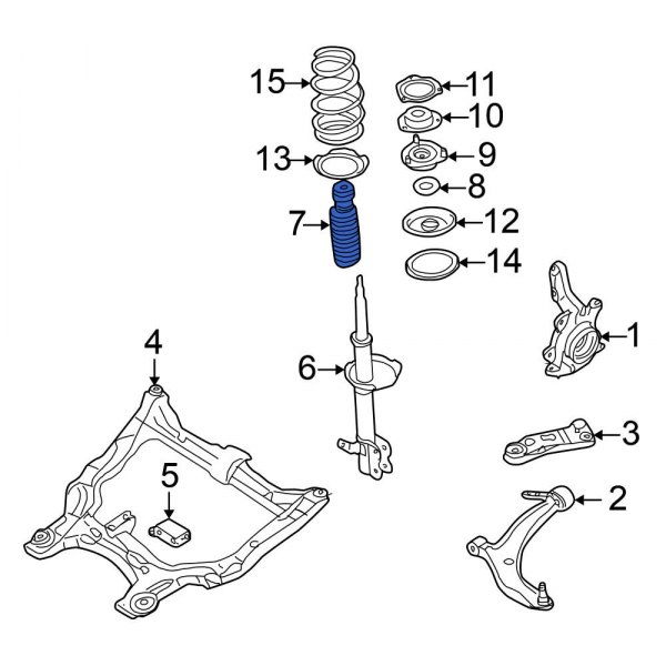 Suspension Strut Bellows