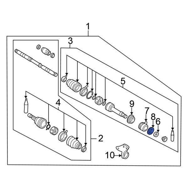 CV Joint Splash Shield