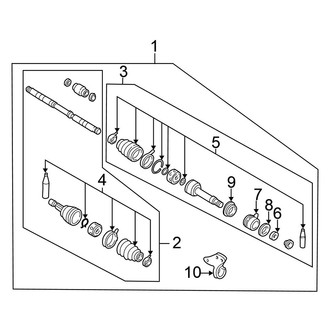 Nissan OE - Front Suspension - Drive Axles
