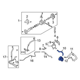 Nissan OE - Power Steering Return Hose