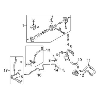 Nissan OE - Steering Gear & Linkage - Pump & Hoses