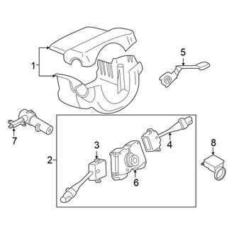 Nissan OE - Steering Column - Shroud, Switches & Levers (Automatic Tr)
