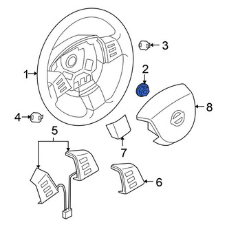 Nissan OE - Steering Wheel Nut