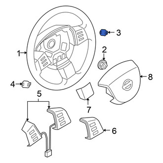 Nissan OE - Right Steering Wheel Plug