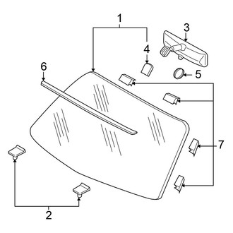 Nissan OE - Windshield - Glass