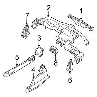 Nissan OE - Instrument Panel - Ducts