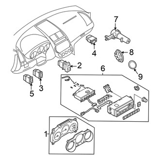 Nissan OE - Instrument Panel - Cluster & Switches