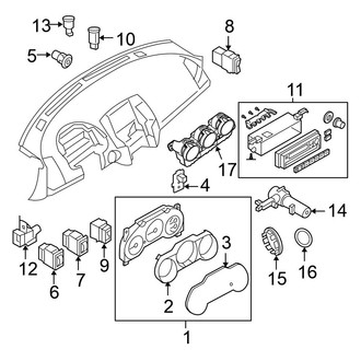 Nissan OE - Instrument Panel - Cluster & Switches (SE-R Automatic Tr)