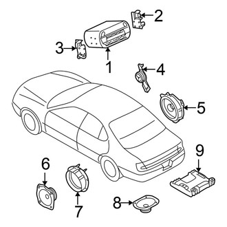 Nissan OE - Instrument Panel - Sound System