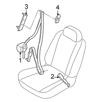 Nissan OE - Restraint Systems - Front Seat Belts